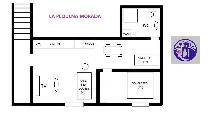 Appartamento La Pequena Morada Arcos de la Frontera Esterno foto